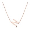 Letter N Silver Necklace SPE-5528